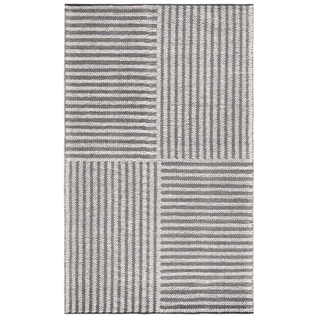 Safavieh 6 x 9 ft. Natura Hand Woven Rectangle Area Rug Ivory & Black NAT227Z-6